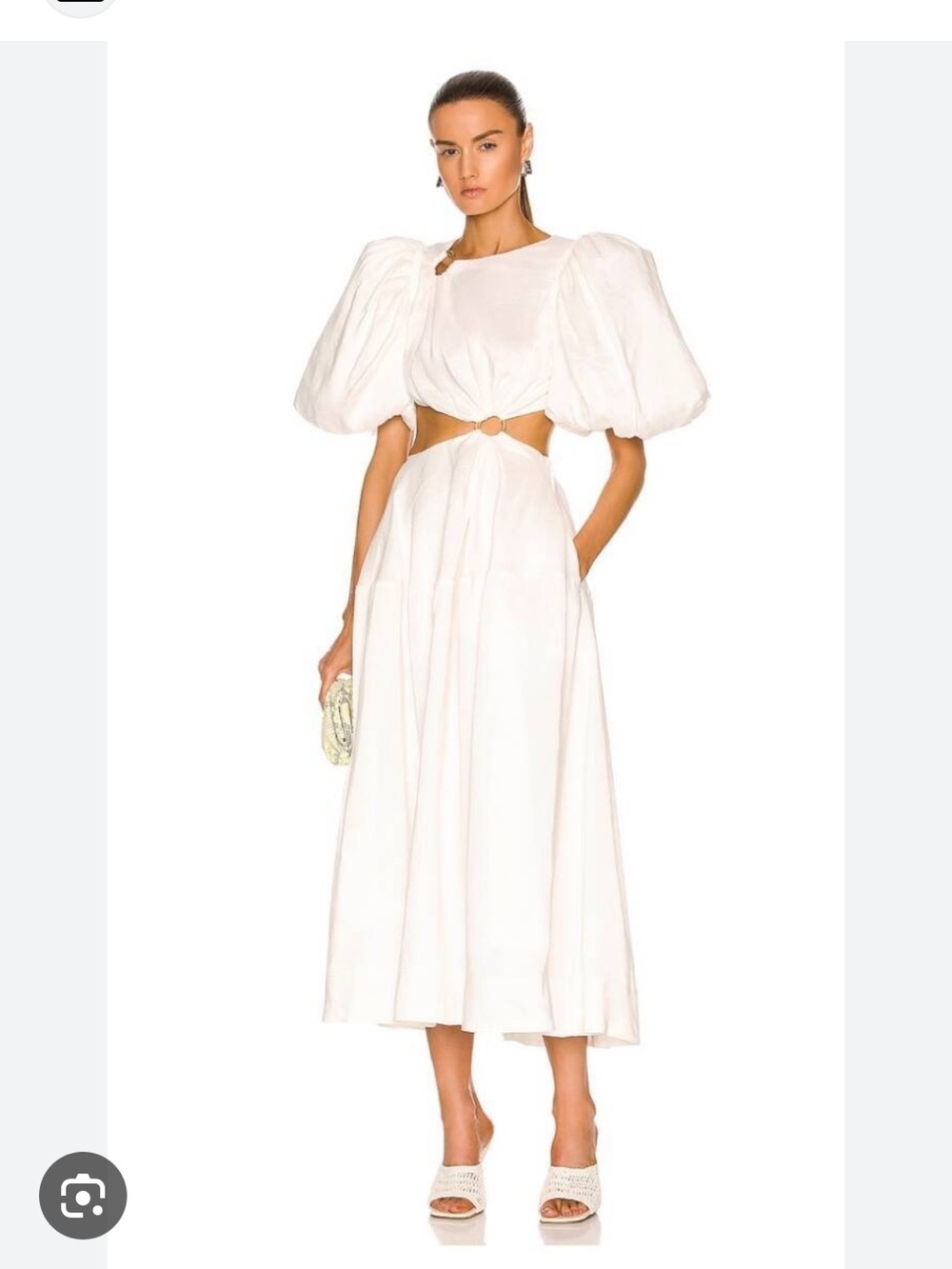 NWT- Aje cream Midi Dress      14
